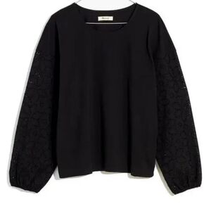 MADEWELL Elegant Black Women's Top